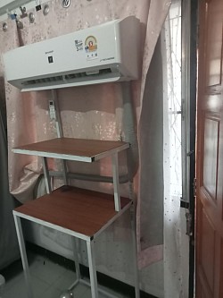 รับทำขาแขวนและติดตั้งแอร์แบบไม่เจาะผนัง